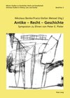 Buchcover Antike – Recht – Geschichte