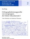 Buchcover Orthographieleistungsprofile von Lerngruppen der frühen Sekundarstufe I