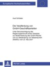 Buchcover Die Verpfändung von GmbH-Geschäftsanteilen