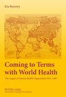 Buchcover Coming to Terms with World Health