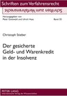 Buchcover Der gesicherte Geld- und Warenkredit in der Insolvenz