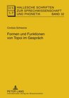 Buchcover Formen und Funktionen von Topoi im Gespräch