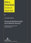 Buchcover Schutz der Biodiversität durch Benefit-sharing?