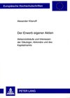 Buchcover Der Erwerb eigener Aktien