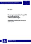 Buchcover Bindungsmuster, Lebensqualität und rezidivierende Schmerzerfahrungen