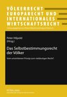 Buchcover Das Selbstbestimmungsrecht der Völker