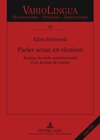 Buchcover Parler scout en réunion
