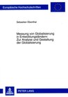 Buchcover Messung von Globalisierung in Entwicklungsländern: Zur Analyse und Gestaltung der Globalisierung
