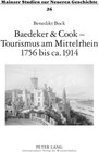 Buchcover Baedeker & Cook – Tourismus am Mittelrhein 1756 bis ca. 1914