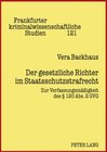 Buchcover Der gesetzliche Richter im Staatsschutzstrafrecht