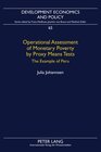 Buchcover Operational Assessment of Monetary Poverty by Proxy Means Tests