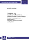 Buchcover Textdesign von nicht-linearen Texten in der massenmedialen Kommunikation