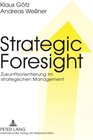 Buchcover Strategic Foresight