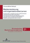 Buchcover Marktorientierung und organisationales Lernen
