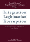 Buchcover Integration – Legitimation – Korruption- Integration – Legitimation – Corruption