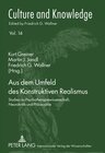 Buchcover Aus dem Umfeld des Konstruktiven Realismus