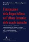 Buchcover L’integrazione della lingua italiana nell’offerta formativa delle scuole tedesche