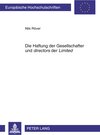Buchcover Die Haftung der Gesellschafter und «directors» der «Limited»