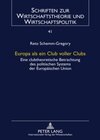 Buchcover Europa als ein Club voller Clubs
