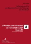 Buchcover Zahlungsansprüche von Bauunternehmern bei Störungen des Bauablaufs