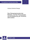 Buchcover Das Übergangsmandat des Betriebs- und des Personalrates und die Bedeutung der Richtlinie 2001/23/EG