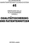 Buchcover Qualitätssicherung und Patientennutzen