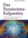 Buchcover Das Paraśurāma-Kalpasūtra