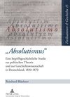 Buchcover «Absolutismus»