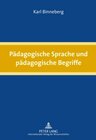 Buchcover Pädagogische Sprache und pädagogische Begriffe