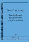 Buchcover «Landnahmen»