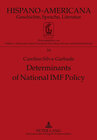 Buchcover Determinants of National IMF Policy
