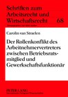 Buchcover Der Rollenkonflikt des Arbeitnehmervertreters zwischen Betriebsratsmitglied und Gewerkschaftsfunktionär