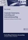 Buchcover Corporate Governance, Controlling und Unternehmenserfolg