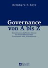 Buchcover Governance von A bis Z