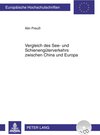Buchcover Vergleich des See- und Schienengüterverkehrs zwischen China und Europa