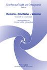 Buchcover Memoria – Intellectus – Voluntas