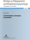 Buchcover Lernermerkmale, Lernertypen, Lernverhalten