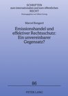 Buchcover Emissionshandel und effektiver Rechtsschutz: Ein unvereinbarer Gegensatz?