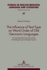 Buchcover The Influence of Text Type on Word Order of Old Germanic Languages