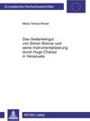 Buchcover Das Gedankengut von Simón Bolívar und seine Instrumentalisierung durch Hugo Chávez in Venezuela