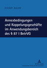 Buchcover Annexbedingungen und Koppelungsgeschäfte im Anwendungsbereich des § 87 I BetrVG