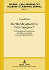Buchcover Der bundesstaatliche Finanzausgleich