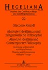 Buchcover Absoluter Idealismus und zeitgenössische Philosophie - Absolute Idealism and Contemporary Philosophy