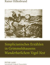 Buchcover Simplicianisches Erzählen in Grimmelshausens «Wunderbarlichem Vogel-Nest»