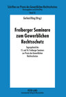 Buchcover Freiberger Seminare zum Gewerblichen Rechtsschutz