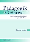 Buchcover Pädagogik des Geistes