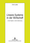Buchcover Lineare Systeme in der Wirtschaft