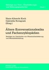 Buchcover Ältere Konversationslexika und Fachenzyklopädien