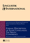 Buchcover Formal Description of Slavic Languages: The Ninth Conference