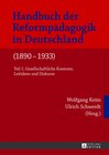 Buchcover Handbuch der Reformpädagogik in Deutschland (1890–1933)